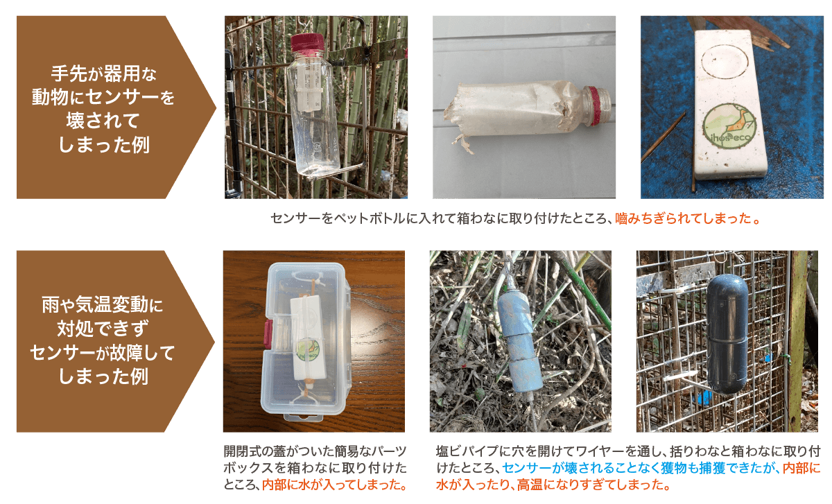 センサーの取付け方注意